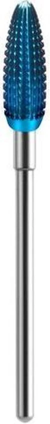 No Label Nagelfrees Bitje Universeel - Bitje Voor Elektrische Nagelvijl - Blauw - Medium - Voor Het Verwijderen Van Alle Kunstnagelproducten - Cone