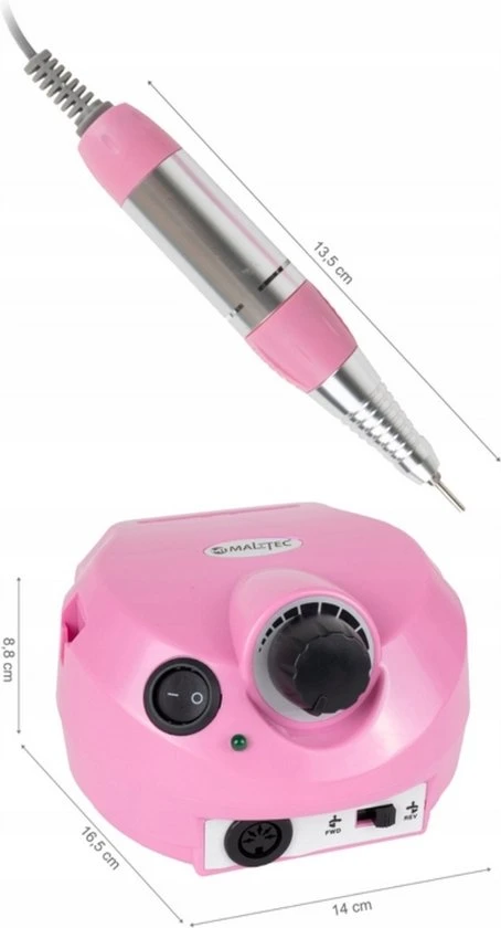 Ilso Electrische Nagelfrees Roze - Inclusief Bitjes En Schuurrolletjes - Nagelvijl - 65W - Manicure - Pedicure - Image 3