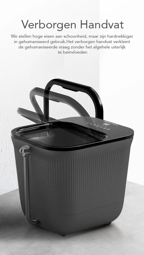 JUCAGO Elektrisch Voetenbad - Automatische Voetmassage - Voetbad Met Massage - Shiatsu - Voetenbadje - 12L - Image 4