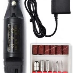 PKD Elektrische Nagelvijl - Zwart - Manicure - Pedicure - Nagels - Handen - Voeten - Vijl - Nagelvijl