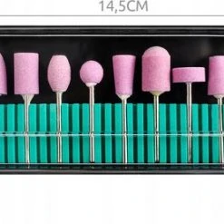 AA Commerce XXL 160-Delige Accessoires Set Voor Elektrische Freesmachine - Met Nagelfrees Schuurrolletjes Bitjes Frees - Manicure/Pedicure Nagel Frees Diamant Frezenset - Keramische Freesbitje Freesjes Fijn/Grof - Mandrel Slijpsteentjes - Schuurrol Set -Lanaform Shop 550x277 1
