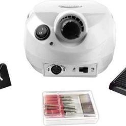 Merkloos Nagelfrees Wit/Elektrische Frees/Elektrische Vijl Set/Freesmachine Met Bitjes/Kunstnagels