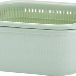 BUDDLEY Multifunctionele Wasteil Met Vergiet - Zeef - 2 In 1 Vergiet Zeven - Wasmand - Draagmand - Handwas - Vergieten - Voetenbad - Handige Set