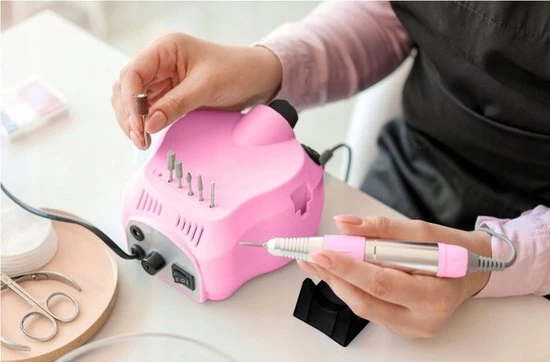 Ilso Electrische Nagelfrees Roze - Inclusief Bitjes En Schuurrolletjes - Nagelvijl - 65W - Manicure - Pedicure - Image 6