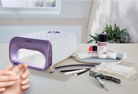 SILVERCREST Uv Lamp Gelnagels/gellak Starterspakket - 217 Onderdelen - Wit - Image 3