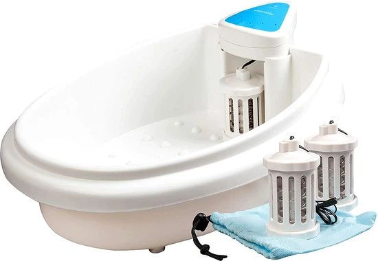 Merkloos Elektrisch Massage Voetenbad - Luxe Voeten Spa - Vibratie En Bubbel - Voetbad Massage