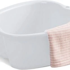 BUDDLEY? Voetenbaden Voor Voetenbad Producten Pedicure Zwembad Voetbad Geschikt Voor Voetenbadzout En Voetenbadproducten Voetbadje Als Teil Kunststof Voetenbad Ontspan Je Voeten Wit