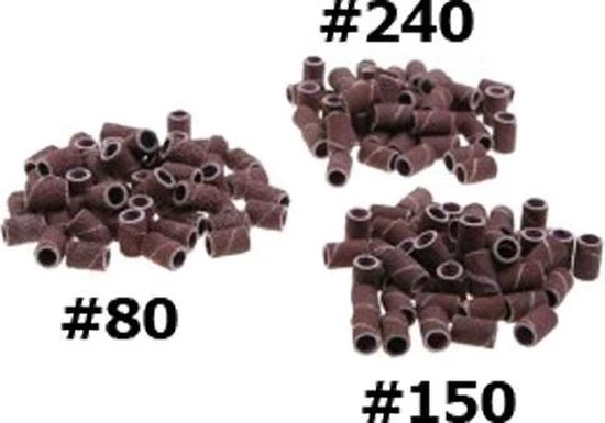 Merkloos Nagelfrees Schuurrolletjes # 240: 25 Stuks - Image 2