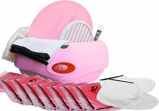 MEGA BEAUTY SHOP® Paraffinebad Set XXXL + Nagelriemolie GRATIS!