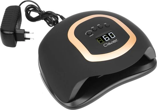 Clavier UV/LED Nagellamp 220W - Zwart Mat - Q10 - Image 6