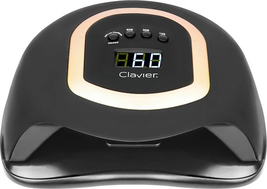 Clavier UV/LED Nagellamp 220W - Zwart Mat - Q10