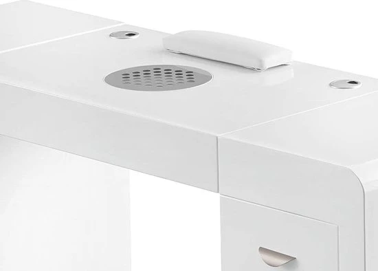 MEGA BEAUTY SHOP® MBS-3103 Manicuretafel Met Afzuiging - Rechts - Wit - Image 7