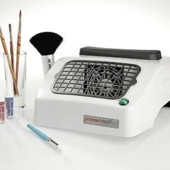 Promed Nagel Stofafzuiging / Tafelafzuiger Voor Nagel Tafel, In Wit - Gratis Promed Handdoek!