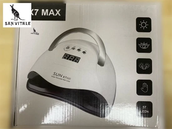 San Vitale? - Professionele UV-LED Nageldroger Lamp - Premium LED Nagellamp - Nagellak Lamp - Nagel LED Lamp - Salon Kwaliteit 150 Watt LED - Sun X7 Max - Nagellak Droger - Gellak Nagels - Smart Sensor - 59 Leds - INCLUSIEF GRATIS Base&Topcoat - Wit - Image 8