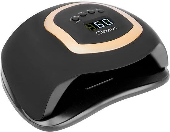 Clavier UV/LED Nagellamp 220W - Zwart Mat - Q10 - Image 3