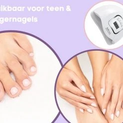 No Label Yousupply 80 Watt UV LED Lamp Nagels - SUN X5 MAX - 45LED - Nagel - UV- LED Lamp - Wit - Nagellamp - Nail Dryer - Nagels - Salon - Lamp - -Lanaform Shop 550x438 3