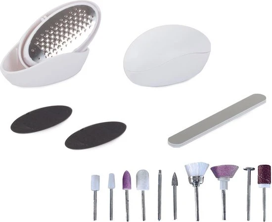 Elektrische Nagelvijl - Nagelfrees - Manicure & Pedicure Set - Polijst - Schuur Pads - Voetrasp - Set Van 18 - Rheme - Image 2