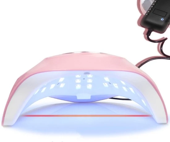 CACCIO® NAILS 2021 UV/LED Lamp - 180W/45LED - Snel Drogend - Nagelstudio - Professioneel - 2 In 1 Nagel Lamp - Manicure/Pedicure Handen En Voeten - Gellak - Gelnagels - Acrylnagels-Top Coat-Led Nagellamp-Uv Nagellamp-Nagels-Nagellak Droger-Tafel Lamp-nageldroger - Image 4