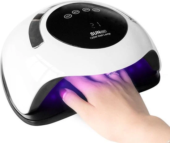 SUN UV Professionele Nagellamp-120 Watt -LED-UV -Ingebouwde Timer-Gellak-Gelnagels-Salon-Nageldroger-Krachtig-Manicure