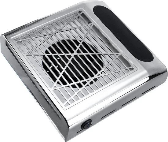 MEGA BEAUTY SHOP? Nail Dust Collector Nagelstofafzuiger -Stofzuiger ?Tafelafzuiging- Met Filter-80Watt -Zilver - Image 7