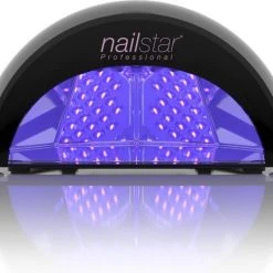 Nail Star NailStar Professionele Led-nageldroger Met UV-nagellamp Voor Shellac En Gelnagellak Lichthardingsapparaat Met Timer, Draagbaar Hardingsapparaat Voor Manicure, Uithardingslamp Voor Vingernagels – Zwart