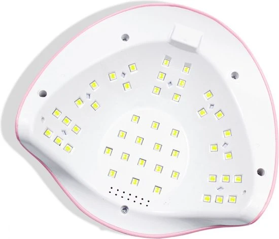 CACCIO® NAILS 2021 UV/LED Lamp - 180W/45LED - Snel Drogend - Nagelstudio - Professioneel - 2 In 1 Nagel Lamp - Manicure/Pedicure Handen En Voeten - Gellak - Gelnagels - Acrylnagels-Top Coat-Led Nagellamp-Uv Nagellamp-Nagels-Nagellak Droger-Tafel Lamp-nageldroger - Image 5