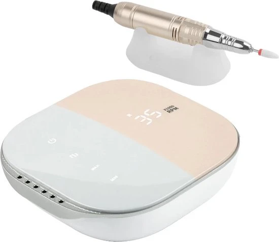 CACCIO? NAILS Victoria Nails Pro 2021 Goud/Roze Premium Electrische Nagelfrees - 35000RPM - Inclusief 4 Bitjes - Manicure /Pedicure Voeten En Handen - Electrische Nagelvijl - Acrylnagels - Gelnagels - Nepnagels - Professioneel - Image 12