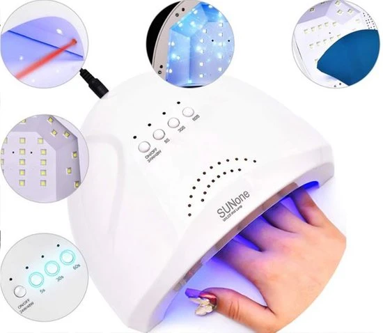 UV Nagel Lamp | Nagel Droger 48W | UV Nail Led Gel Lamp | Gelnagels | Nepnagels | 24W/48W Lamp | SUNone - Image 4
