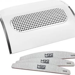 MEGA BEAUTY SHOP® Mega Beauty Shop™ - Stofafzuiger Voor Manicure - 3 Motoren - Wit