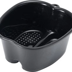 BUDDLEY? Voetenbaden Voor Voetenbad Producten Pedicure Zwembad Voetbad Geschikt Voor Voetenbadzout En Voetenbadproducten Voetbadje Als Teil Kunststof Voetenbad Ontspan Je Voeten Zwart