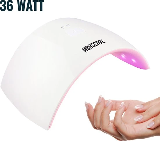 MOOSCARE 36 Watt LED Lamp Voor Gellak Nagels ? Nageldroger ? Gellak Lamp - UV Lamp Gelnagels - Nail Art Nagellamp - Gel Nagellak Nageldroger