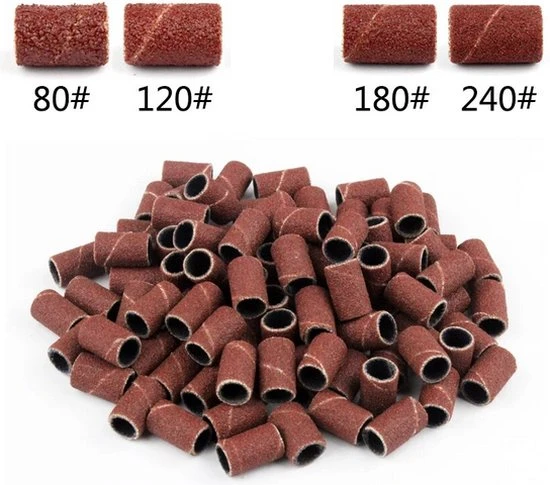 Levay Nagelfrees Schuurrolletjes ?100 Stuks Mix ? Granulatie 80,120,180,240 - Image 5