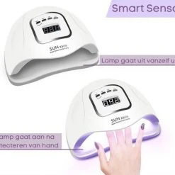 No Label Yousupply 80 Watt UV LED Lamp Nagels - SUN X5 MAX - 45LED - Nagel - UV- LED Lamp - Wit - Nagellamp - Nail Dryer - Nagels - Salon - Lamp - -Lanaform Shop 550x486 3
