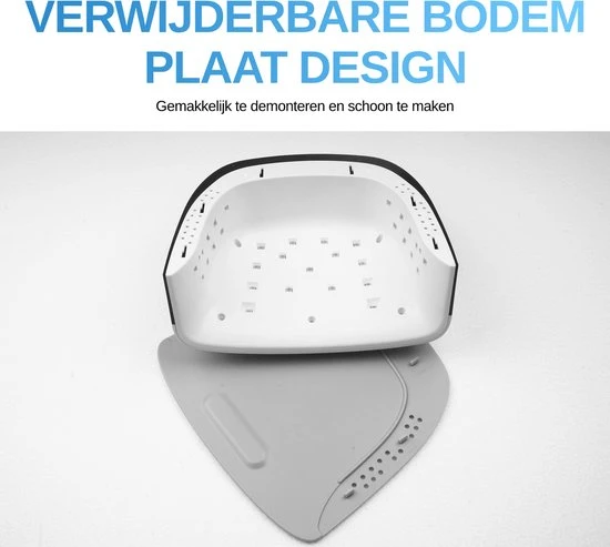 Love Crazy LoveCrazy 48W LED Nageldroger Voor Gelnagels - UV Lamp - Gellak Lamp - Wit - Image 4