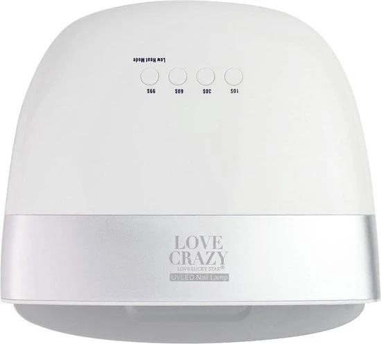 Love Crazy LoveCrazy 48W LED Nageldroger Voor Gelnagels - UV Lamp - Gellak Lamp - Wit