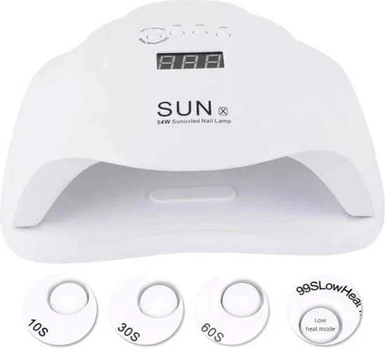 Sun 5 54 Watt UV LED Lamp Nagels - Wit - 48W CCFL - Voor Gelpolish En Gel 36 Led-lampjes - Image 2