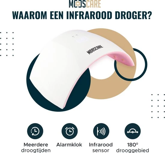 MOOSCARE 36 Watt LED Lamp Voor Gellak Nagels ? Nageldroger ? Gellak Lamp - UV Lamp Gelnagels - Nail Art Nagellamp - Gel Nagellak Nageldroger - Image 2