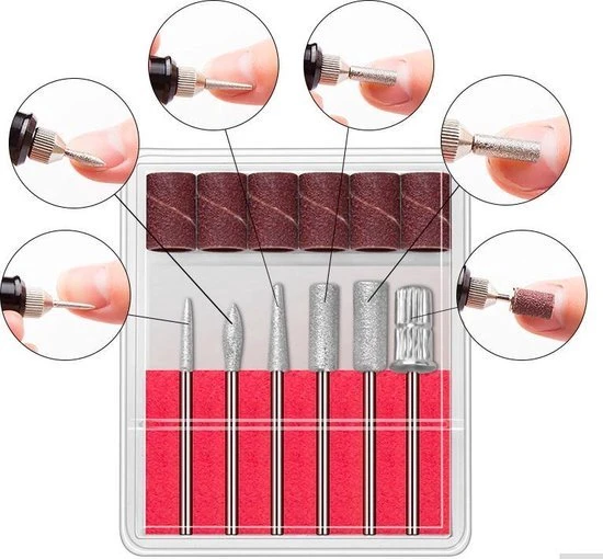 SFT Products Elektrische Nagelvijl - Nagelfrees Machine - Nagelvijl Set - Manicure - Pedicure -pedicureset Elektrisch - Nagelfrees Elektrische - Nagelfrees - Image 3