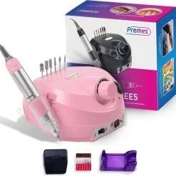 Premes Nagelfrees Professioneel - Basic Accessoires - Elektrische - Met Bitjes - Nagelvijl - Manicure Set Elektrisch - Pedicure Apparaat - Cadeau Voor Man - Vrouw - Sinterklaas Cadeautjes - Mannen - Cadeautjes Voor Vrouwen