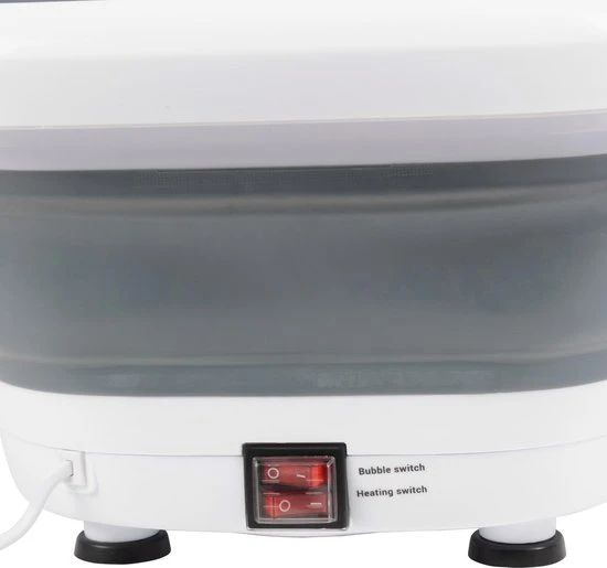 Silvergear Voetenbad Massage - 6 Liter - Bubbelfunctie - Infraroodfunctie - Voetmassage - Inklapbaar En Met Handige Hendel - Makkelijk Meenemen En Opbergen - Image 3