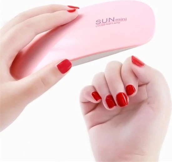 Cheaperito Premium LED Nagellamp I Nagelgellak Droger I Nagel Lamp I Mini Nagellak Droger I Nagellakdroger I USB Nageldroger I UV I 6 Watt I Roze - Image 2