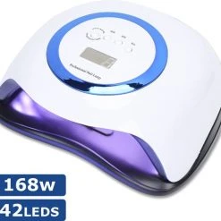 Alizendeh 168W LED UV Nagellamp - Nageldroger- UV Led Nagellamp – Gel Lichtuithardend– Nagellak UV – Nagellakdroger Met 4 Timers– 42 Power Led