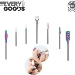 EverdayGoods Elektrische Nagelvijl - Set - Kerst - Opzetstukken Voor Manicure- & Pedicureapparaten - Nagel Frees - Keramische Nagelboortjes - Pedicure En Manicure - Nagelfrees Bitje - Nagelboortjes -