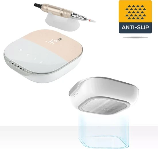 Bone Vista Premium Elektrische Nagelfrees 35000RPM Inclusief 4 Bitjes - Pedicureset Electrisch Voeten/Handen - Nagel/Nail Drill Geschikt Voor Acrylnagels/Gelnagels/Kunstnagels - Met Touchscreen - Pink - Image 4