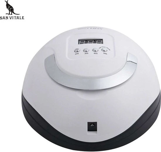 San Vitale? - Professionele UV-LED Nageldroger Lamp - Premium LED Nagellamp - Nagellak Lamp - Nagel LED Lamp - Salon Kwaliteit 150 Watt LED - Sun X7 Max - Nagellak Droger - Gellak Nagels - Smart Sensor - 59 Leds - INCLUSIEF GRATIS Base&Topcoat - Wit - Image 7