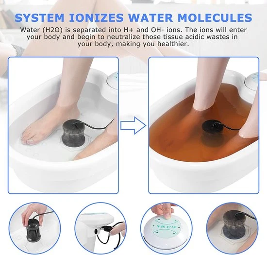 Merkloos Elektrisch Massage Voetenbad - Luxe Voeten Spa - Vibratie En Bubbel - Voetbad Massage - Image 2