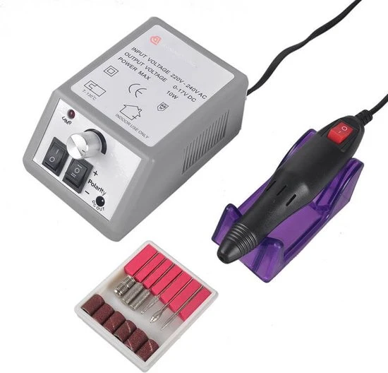 Elektrische Nagelvijl Manicure Pedicure Tool Machine 6 Bits, Professionele Nagelfrees Machine Set; Mercedes2000 - Multistrobe - Image 5