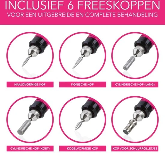 PKD Elektrische Nagelvijl - Zwart - Manicure - Pedicure - Nagels - Handen - Voeten - Vijl - Nagelvijl 5 PKD Elektrische Nagelvijl - Zwart - Manicure - Pedicure - Nagels - Handen - Voeten - Vijl - Nagelvijl - Image 3