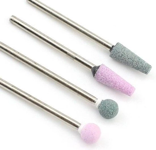 Relouka Keramische Frees - Nagel Frees - Keramische Nagelboortjes - Pedicure En Manicure - Nagelfrees Bitje - Nagelboortjes - Keramische Nail Boren Set - 4 Stuks