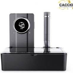CACCIO? NAILS CACCIO?-40.000 RPM NAIL MASTER-2022 Grijs Nagelfrees-Draadloze-Oplaadbare-Power Bank-2022 Geupgraded Nagelfrees-Pedicure En Manicure-Nieuwe Technologie-Aluminimum Nagelfrees-Gellak Nagels-Acryl Nagels-Nagelstudio-Nagels-Professioneel